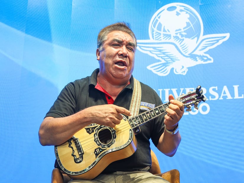 Armando Hernández, encargado de la jarana huasteca | Foto: Josué Ortiz