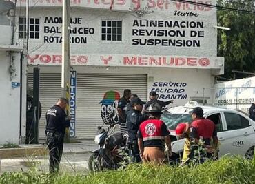 Taxista de CDMX que huía, atropella y mata a un motociclista en Tula de Allende