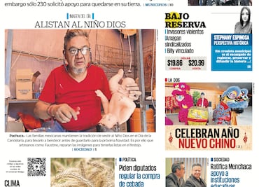 Portada El Universal Hidalgo 23/01/25
