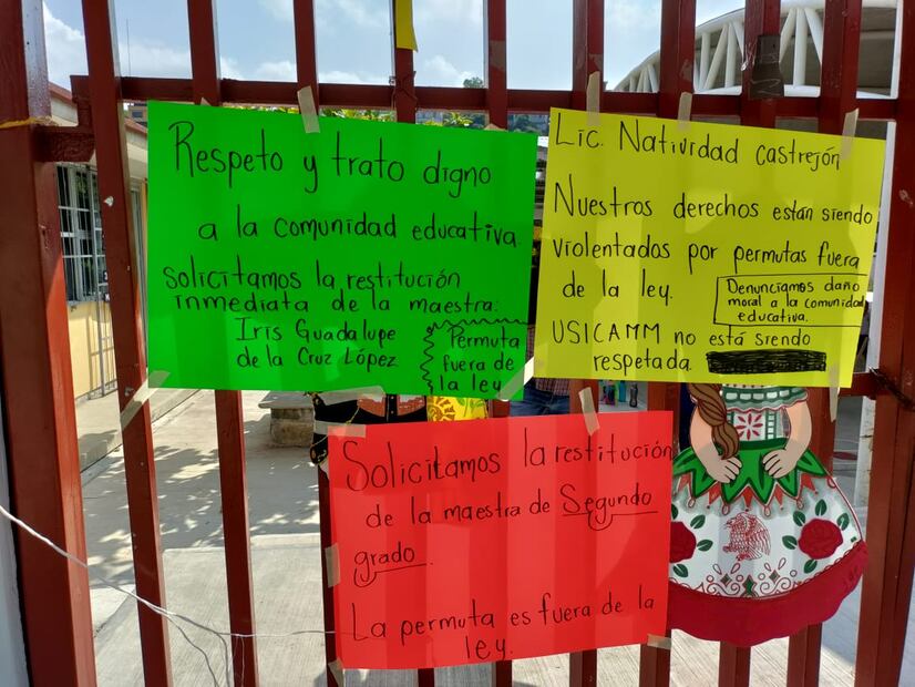 Despiden a maestra de primaria de Huejutla; la reinstalan y la vuelven a correr | Foto: Francisco Bautista