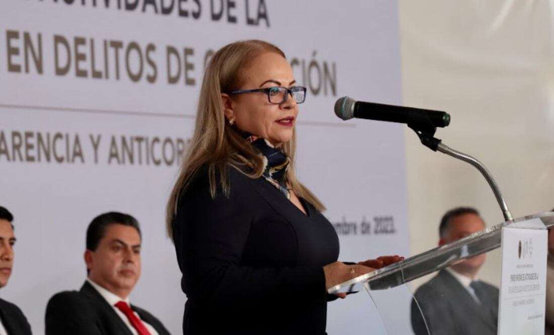 Alicia Medina Castelazo, titular de la Fiscalía Especializada en Delitos de Corrupción foto: Luis Soriano
