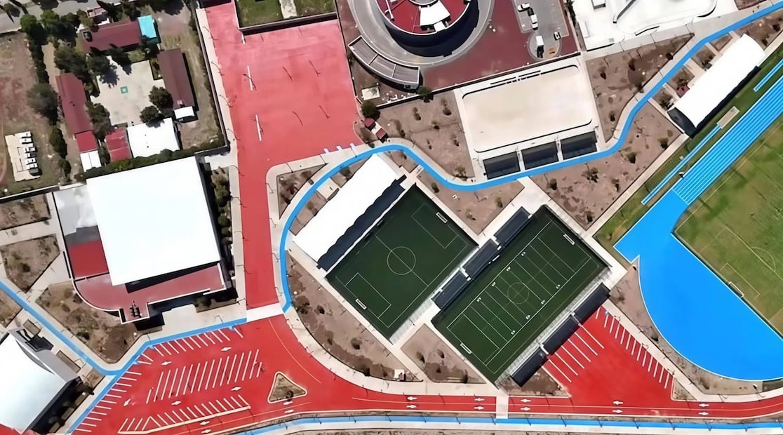 Ciudad deportiva y de alto rendimiento I Foto: Especial