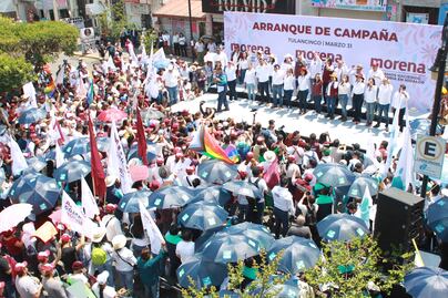 Arrancan Morena y Nueva Alianza campaña a diputados locales en Tulancingo