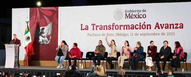 Sheinbaum anuncia inversión y programas para Hidalgo: 22 mmdp para 900 mil beneficiarios 