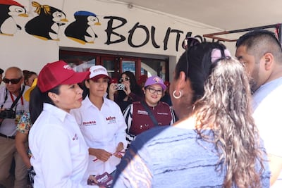 Simey Olvera y Mirna Rubio  realizan campaña en zona sur de Hidalgo