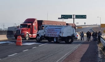Transportistas bloquean la México -Pachuca, Arco Norte y libramiento de la México-Tuxpan