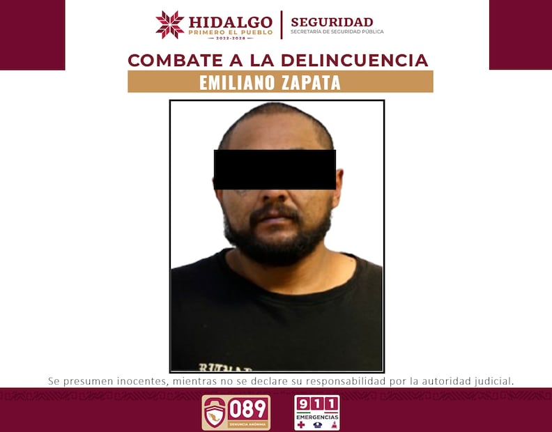Persecución en Emiliano Zapata termina con un detenido y un tractocamión recuperado | Foto: SSPH