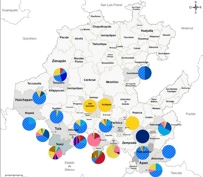Migración busca nuevas rutas para cruzar Hidalgo; otros se quedan | Diseño: Octavio Ornelas