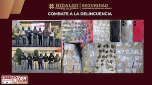 Cateos simultáneos en Tulancingo dejan dos detenidos y el aseguramiento de droga y vehículos