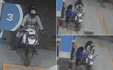 Denuncian a pareja de motociclistas que asaltan en gasolineras de Tizayuca 