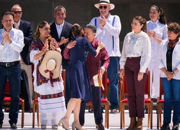 Hidalguenses respaldan estrategia nacional en el Zócalo