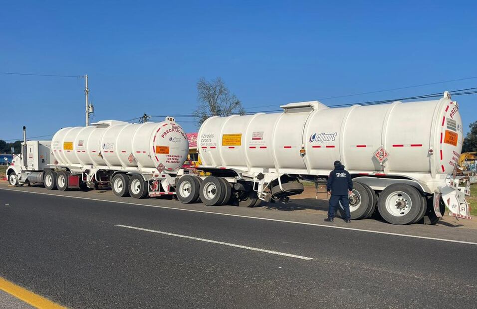 Recuperan dos tractocamiones durante operativos de seguridad en Hidalgo | Foto: SSPH