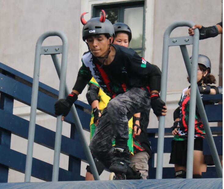 Josué Enrique Martínez González I Foto: Asociación hidalguense de patines sobre ruedas
