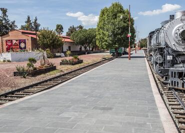 Buscan rehabilitar la locomotora del Centro Cultural del Ferrocarril en Pachuca
