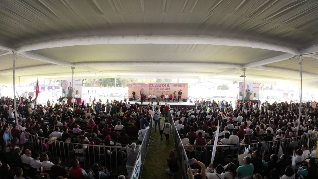 Cerca de 35 mil hidalguenses se reúnen con Claudia Sheinbaum en domingo | Foto: Josué Ortiz