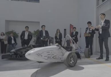 UNAM desarrolla un vehículo eléctrico en colaboración con MG Motor; tienen la visión de impulsar el talento joven 