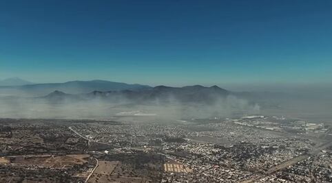 Incendio sofocado en Tepeapulco, pero se mantienen alerta por contingencia ambiental