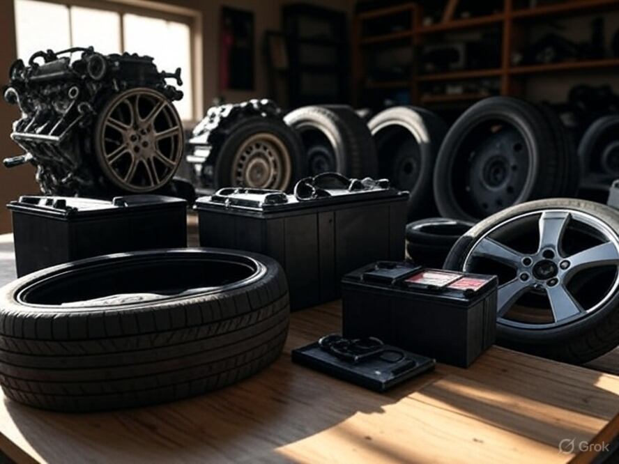 Refacciones de autos I Foto: Grok