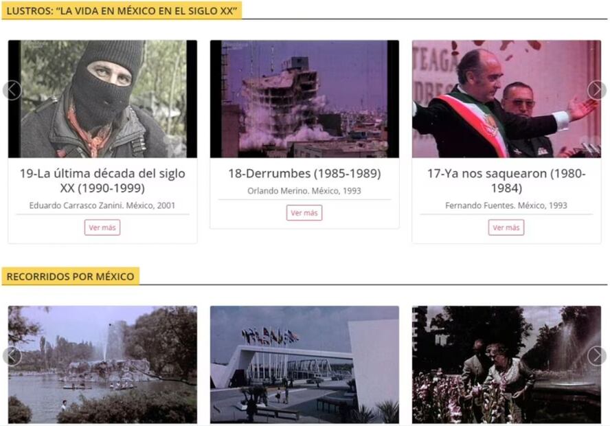 UNAM abre su propia plataforma de streaming... ¡GRATIS! | Captura de pantalla