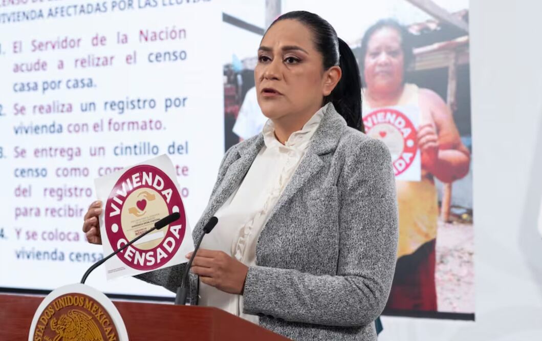Ariadna Montiel Reyes, secretaria de Bienestar. Foto: Presidencia
