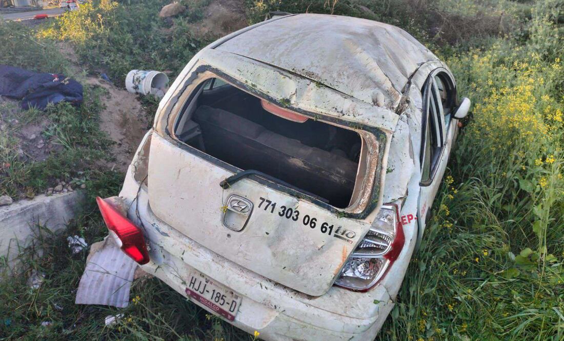 Accidente en la Pachuca- Cd Sahagún I Foto: Especial