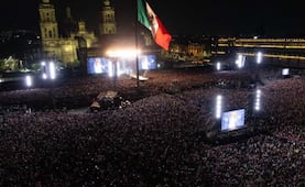 Más de 400 mil personas se dieron cita para ver a Shakira en la plaza de la Constitución