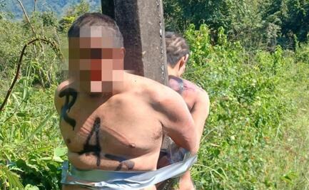 “Amigos de Huejutla” detienen y exhiben a presuntos ladrones ante falta de acción policial