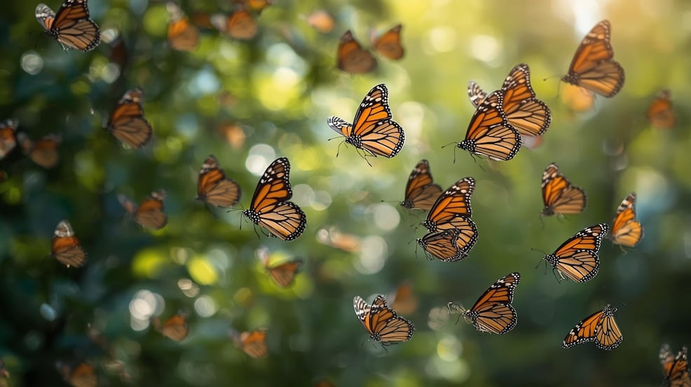 Reportan aumento de 64% en presencia de mariposa monarca en bosques de hibernación mexicanos; llaman a fortalecer conservación 