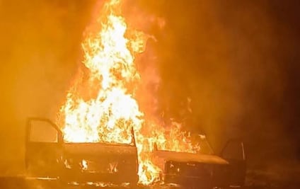 Incendio en toma clandestina alarma a vecinos de Tlahuelilpan