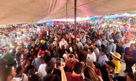 En visita a Hidalgo, Noroña celebra victoria de próximo presidente de SCJN 