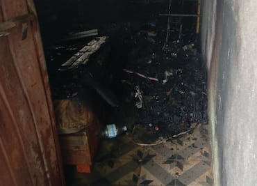 Adulto mayor sufre quemaduras al intentar apagar incendio en su casa en Huejutla