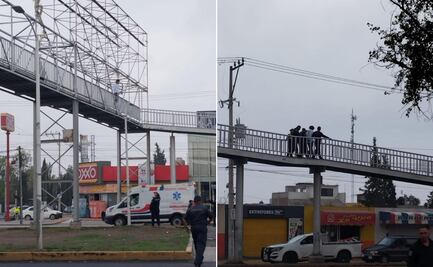 Rescatan a joven en crisis emocional en puente peatonal de Tizayuca