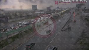 Lluvia afecta movilidad en zona metropolitana de Pachuca