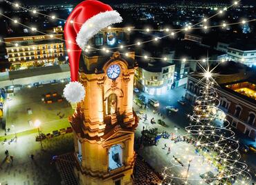 La magia navideña iluminará el Reloj de Pachuca este 2 de diciembre