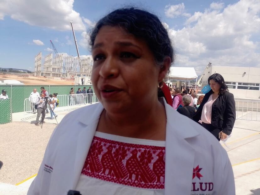 Zorayda Robles Barrera, titular de la SSH. Guía: centros de salud antes de que acabe 2023. Foto: Joselyn Sánchez