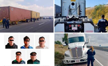 En la región Tula, recuperan cuatro  tractocamiones robados