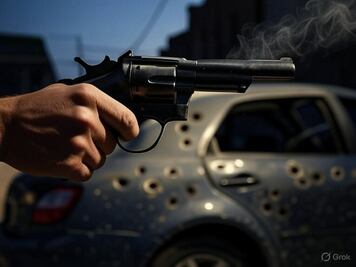 Detienen a sujeto que atacó a balazos auto en Tezontepec de Aldama 