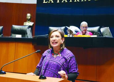 Xóchitl Gálvez solicita licencia para separarse de escaño en Senado