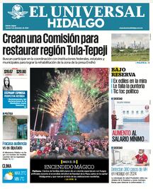 Portada de EL UNIVERSAL HIDALGO 05/12/24