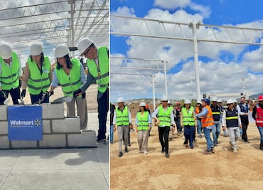 Colocan la primera piedra de nueva sucursal de Walmart en la Zona Plateada de Pachuca
