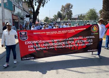 Trabajadores de universidades y bachilleratos exigen homologación salarial y mejores condiciones laborales