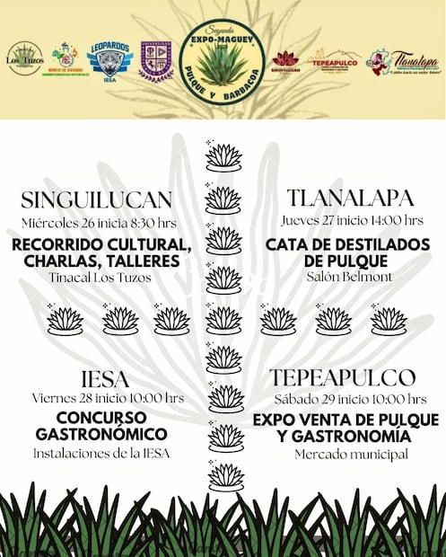 Presentan la segunda edición de la Expo Maguey, Pulque y Barbacoa 2025 en Hidalgo | Facebook: Expo Maguey, Pulque y Barbacoa