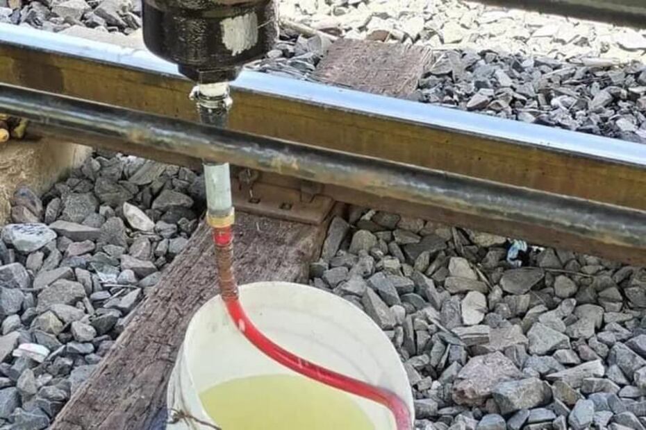 Falla robo de combustible a vagón del tren | Foto: Especial