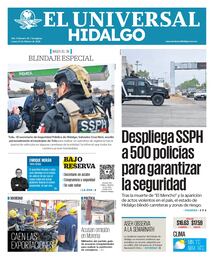 Portada El Universal Hidalgo 23/02/26