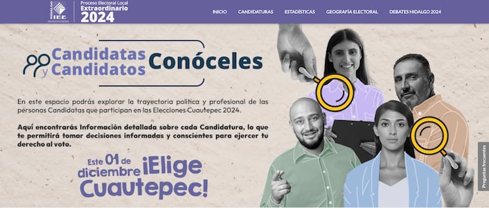 Candidatos en Hidalgo deberán transparentar trayectoria y datos de identidad en 2027