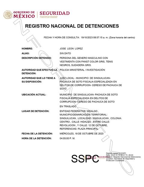 Detienen a ex alcalde de Singuilucan por desvío de recursos públicos | CAPTURA
