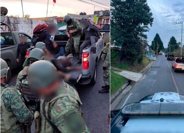 Policías salvan a presuntos delincuentes de ser linchados en Edomex