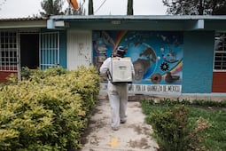 Fumigan más de 40 escuelas de Tepetitlán ante presencia de mosco Culex