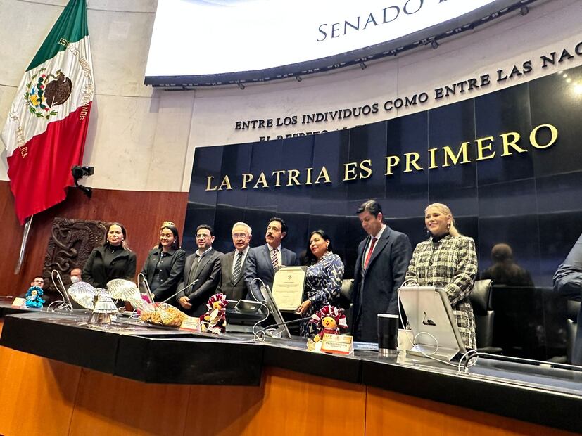 Con 70 votos a favor, 33 en contra y dos abstenciones fue ratificado Omar Fayad como embajador en el reino de Noruega Foto: Senado de la República