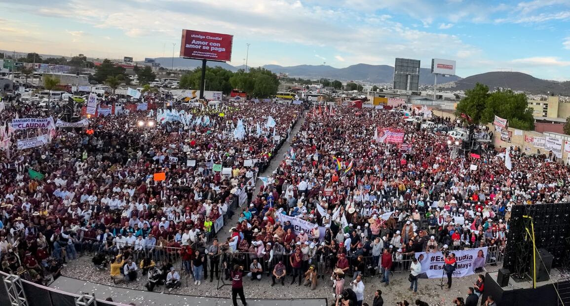 Cerca de 35 mil hidalguenses se reúnen con Claudia Sheinbaum en domingo | Foto: Josué Ortiz